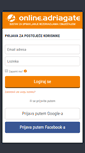 Mobile Screenshot of online.adriagate.com